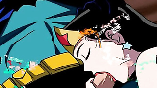 Bj and facial cumshot animation compilation