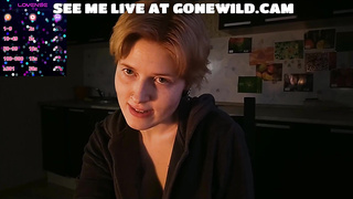 Light-haired Taunts Hooters in Kitchen