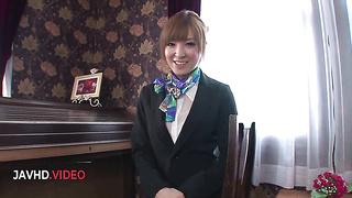 Horny Asian Stunner Hikaru Shiina Gives Mind Fellating Sucky-sucky And Screws Rock hard