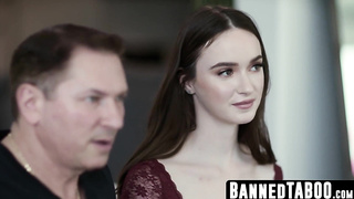 Hazel Moore enticed by step-father's ginormous man meat compulsion