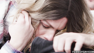 Immensely SIZZLING femboy rectal boinked!