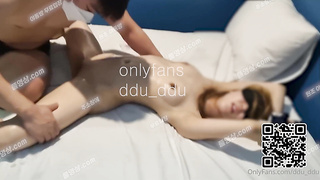 6282 온리팬스 ddu ddu 마사지 고수 초대남의 손길과 좆에 살살녹는 여친 two Korea 텔레 UUB892