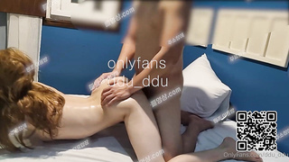 6282 온리팬스 ddu ddu 마사지 고수 초대남의 손길과 좆에 살살녹는 여친 two Korea 텔레 UUB892