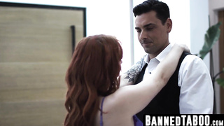 Arietta Adams rewarded with step-dad's screwable pride