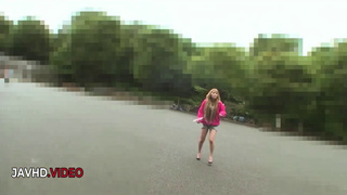 Unshaved puss mischievous Chinese stunner Saki Oshiro deep throats beefstick hard-core then rails his manhood point of view