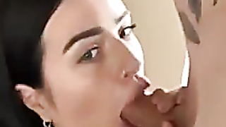 lydiaghost oral pleasure and jism on her globes