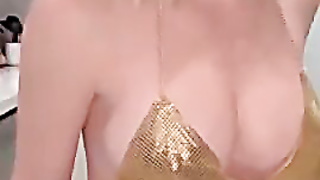 Vicky Stark Naked Gold Tops Attempt On Onlyfans Flick Leaked