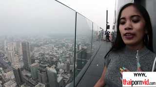 Thai teenage Cherry spends some time on BWC