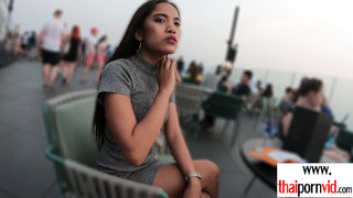 Thai teenage Cherry spends some time on BWC