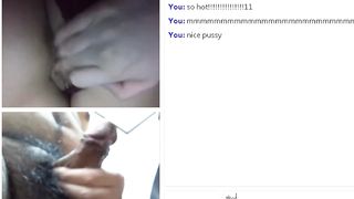 Gross Manhood got Fortunate on Omegle Hahaha