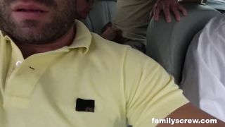 Dads Pick up Mommy and Daughter-In-Law