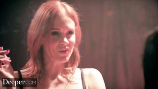 Deeper. Angela Milky Leads Switch Sides Gang-Bang in a Warehouse