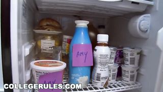 SCHOOL RULES - Youthful College Girls with Humungous Breasts & Gigantic Bootie getting Kinky