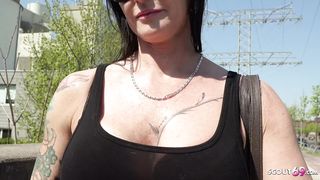 GERMAN SCOUT - DEEP ASSFUCKING FOR HEFTY CUPCAKES COUGAR JULIA AT PUBLIC STREET AUDITION