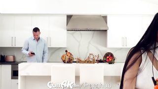 CUM4K Numerous Trickling Creampies inwards Chinese Vag on Thanksgiving