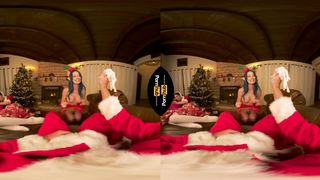 VR 180 - Blue Haired Elf Jewelz Blu Rails Santa's Giant Schlong