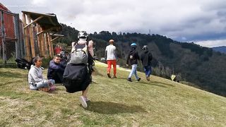 This is my first-ever Time Paragliding, a Stranger Manages my Obese in the Air!