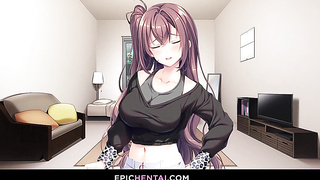 Kyouichi's Horny Elderly Sista In Law Takes Care Of Him In Every Way Possible!