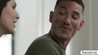 Inhaling my fantastic buddies meaty rod in my apartment