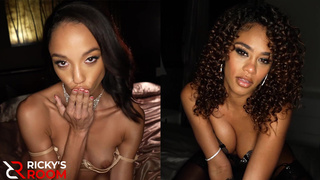 RICKYSROOM EBONY HOTTIES Alexis Tae VS Scarlit [censored]