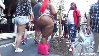 NYCandid 355 Spicee Cajun PLUMPER In Pinkish Leotard