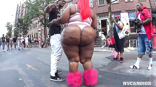 NYCandid 355 Spicee Cajun PLUMPER In Pinkish Leotard