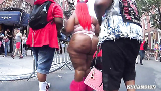 NYCandid 355 Spicee Cajun PLUMPER In Pinkish Leotard