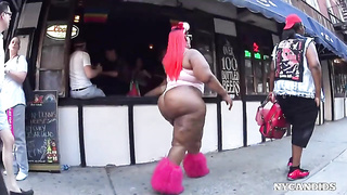 NYCandid 355 Spicee Cajun PLUMPER In Pinkish Leotard