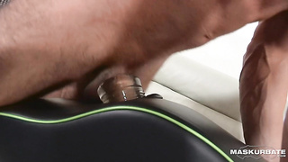 Maskurbate - Muscular Boy Masturbates N'Pulverize Plaything