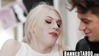 Izzy Wilde groans on thick man meat with taut pink pucker gusto