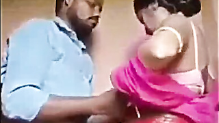 Indian Vlg Bhabhi Flashes Funbags and Honeypot on VC