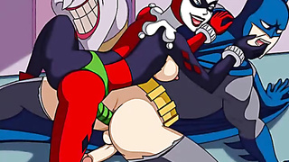 Joker and Harley Quinn manga porn parody