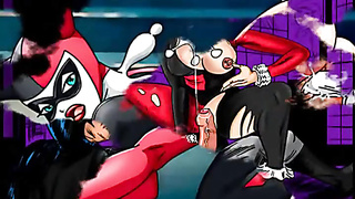 Joker and Harley Quinn manga porn parody