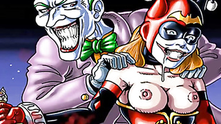 Joker and Harley Quinn manga porn parody