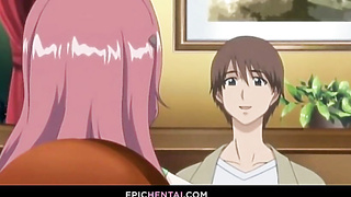 Sempai Kozue Gets A Taste Of Tsutomu's Good-sized Lollipop, Leaving Her Wanting More