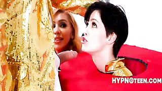 Ultra-cute Teenagers Free-for-all Use 4 way - Anytime Fuck Game Flash (Nicky Rebel, Violet Gems, aiden layne, brittney andrews, charley daniels, cherry gwendolyn, decay rae, elektra french, faith vixxen, izziebabe)