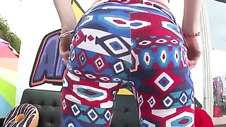 Crimson High-heeled shoes, Nice Sundress, Aria Alexander Is Surely Well-prepped