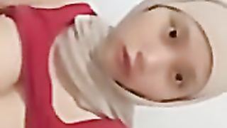 Indo Immense Titty Hijab