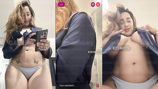 Aditi Mistry Naked Final Part With No Boulder-holder In Purple T-shirt