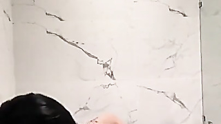 Mia Khalifa Bare Taunts in Bathroom De-robe Flash