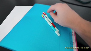 Blondie Yam-sized Jugs College girl Pounded By Schoolteacher