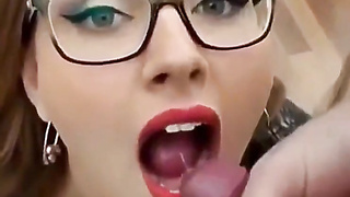 Buxomy JenKowski mass ejaculation cumslut