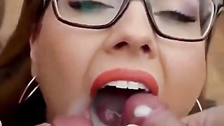 Buxomy JenKowski mass ejaculation cumslut