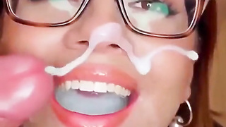 Buxomy JenKowski mass ejaculation cumslut