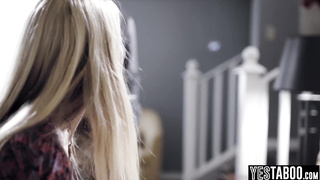 Huge-chested nubiles 3some with step parents