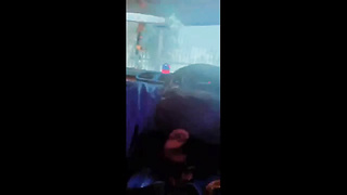 Indian Dame Bathing Grasp In [censored]