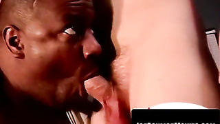 Hetero Brianâs first-ever BIG BLACK COCK sans a condom leaves him pleading