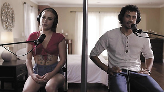 Puny Ash-blonde Sweetie Anna Claire Clouds Takes On Alex Jones Immense Spunk-pump