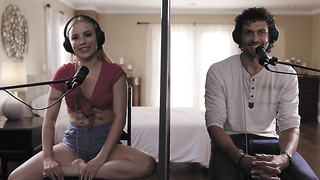 Puny Ash-blonde Sweetie Anna Claire Clouds Takes On Alex Jones Immense Spunk-pump