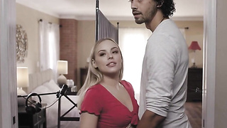 Puny Ash-blonde Sweetie Anna Claire Clouds Takes On Alex Jones Immense Spunk-pump